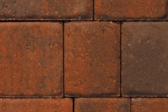 Swatch of Burnt Oak brick paver