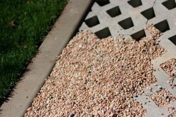 Permeable pavers used for a driveway in Palm Beach County, FL