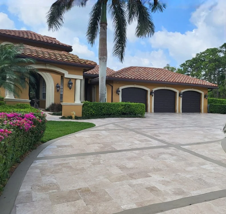 Palm Beach porcelain patio install